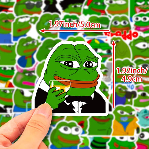 Sad Frog PEPE Humorous Sticker Collection™